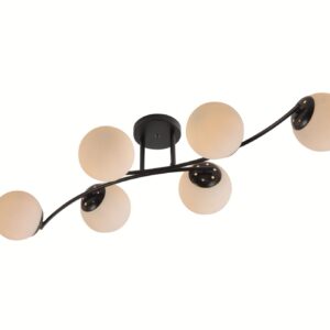 produs-1790218349223 Lustră cu 6 globuri opale, negru mat