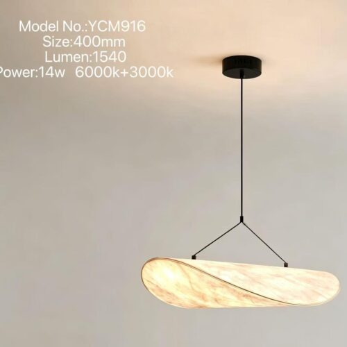 produs-1790576778810 Lustră LED Suspendată YCM916 – Design Marmură 400mm